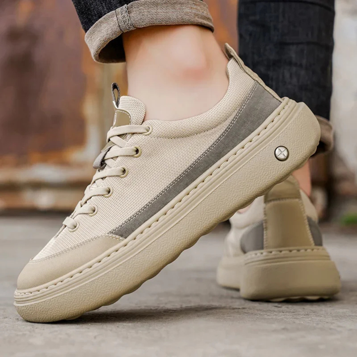 The Valencia Men’s Sole Low Top Canvas Casual Sneakers