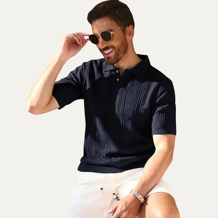 The Westbrook Men’s Smart Knit Polo Shirt