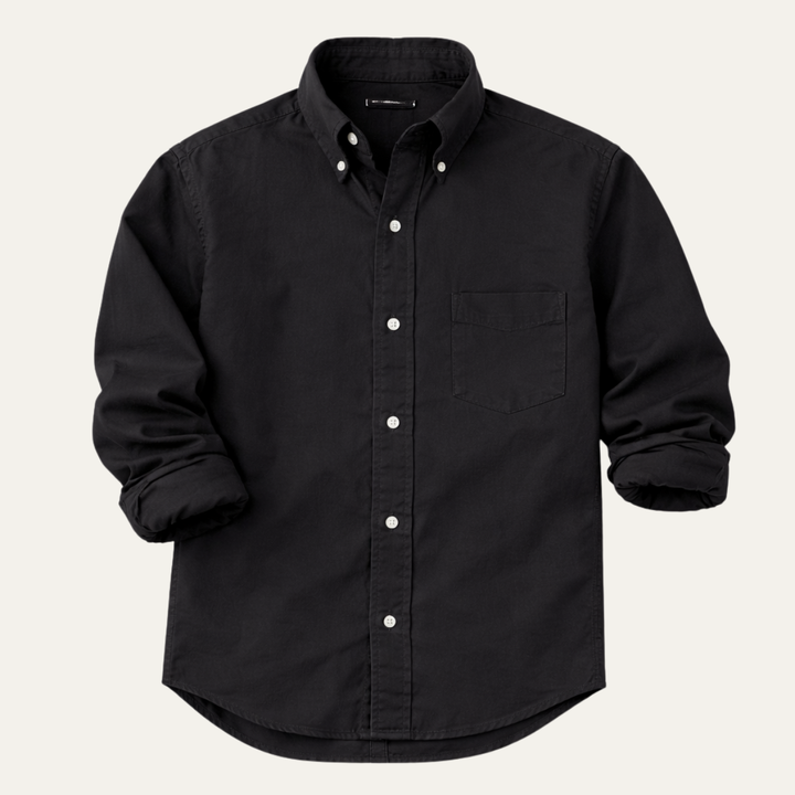The Asti Men’s Solid Color Button Down Business Shirt