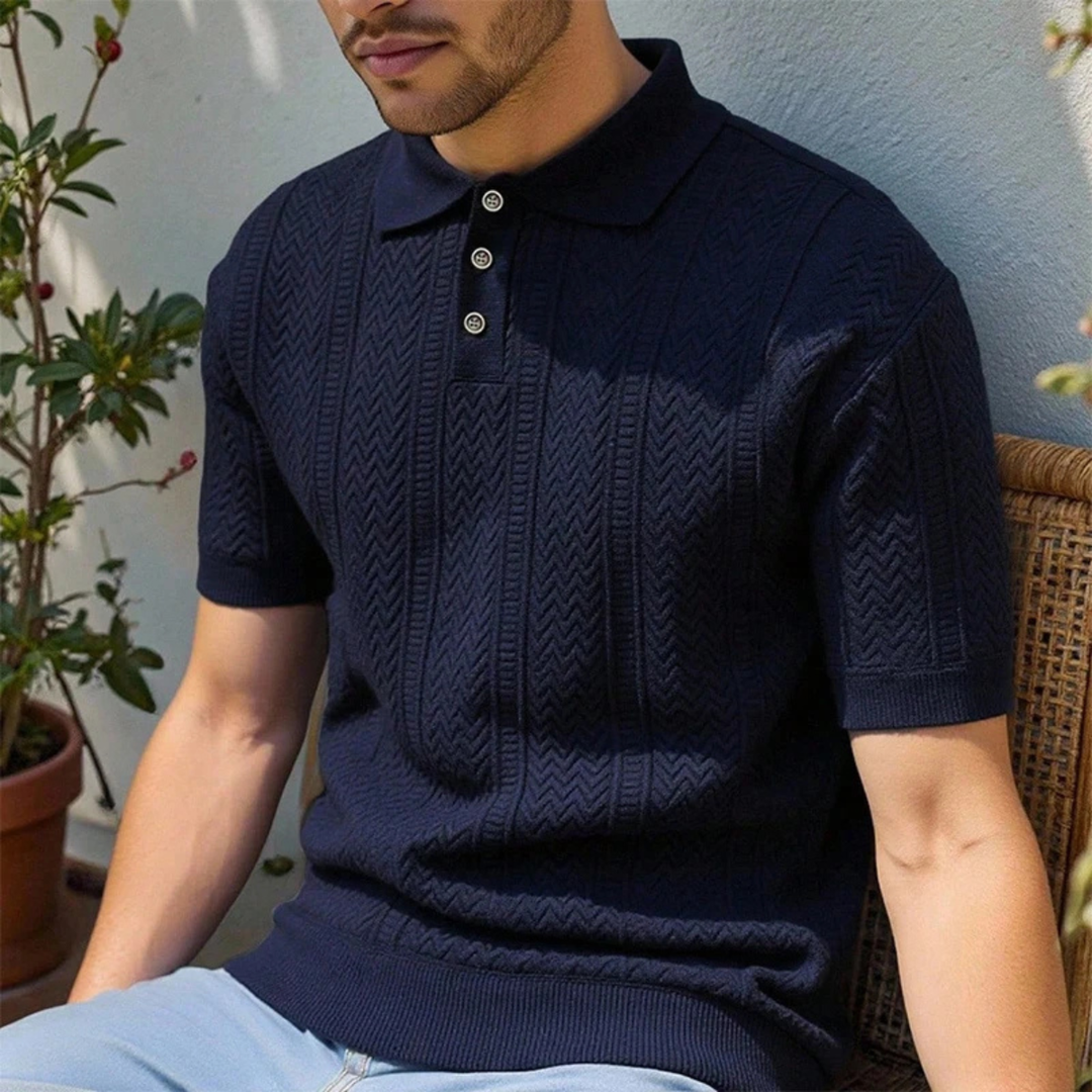 The Naples Men's Knit Polo Shirt
