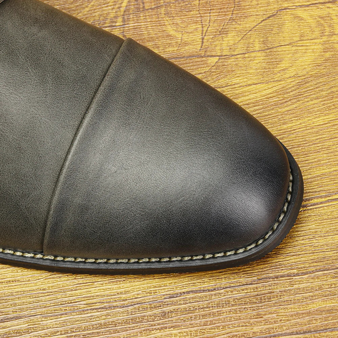 The Rapallo Men’s Classic Side Zip Leather Ankle Boots
