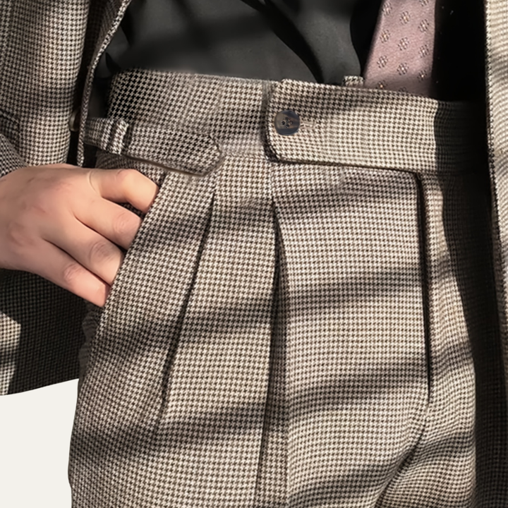 The Teneriffe Men’s Classic Tailored Business Dress Pants