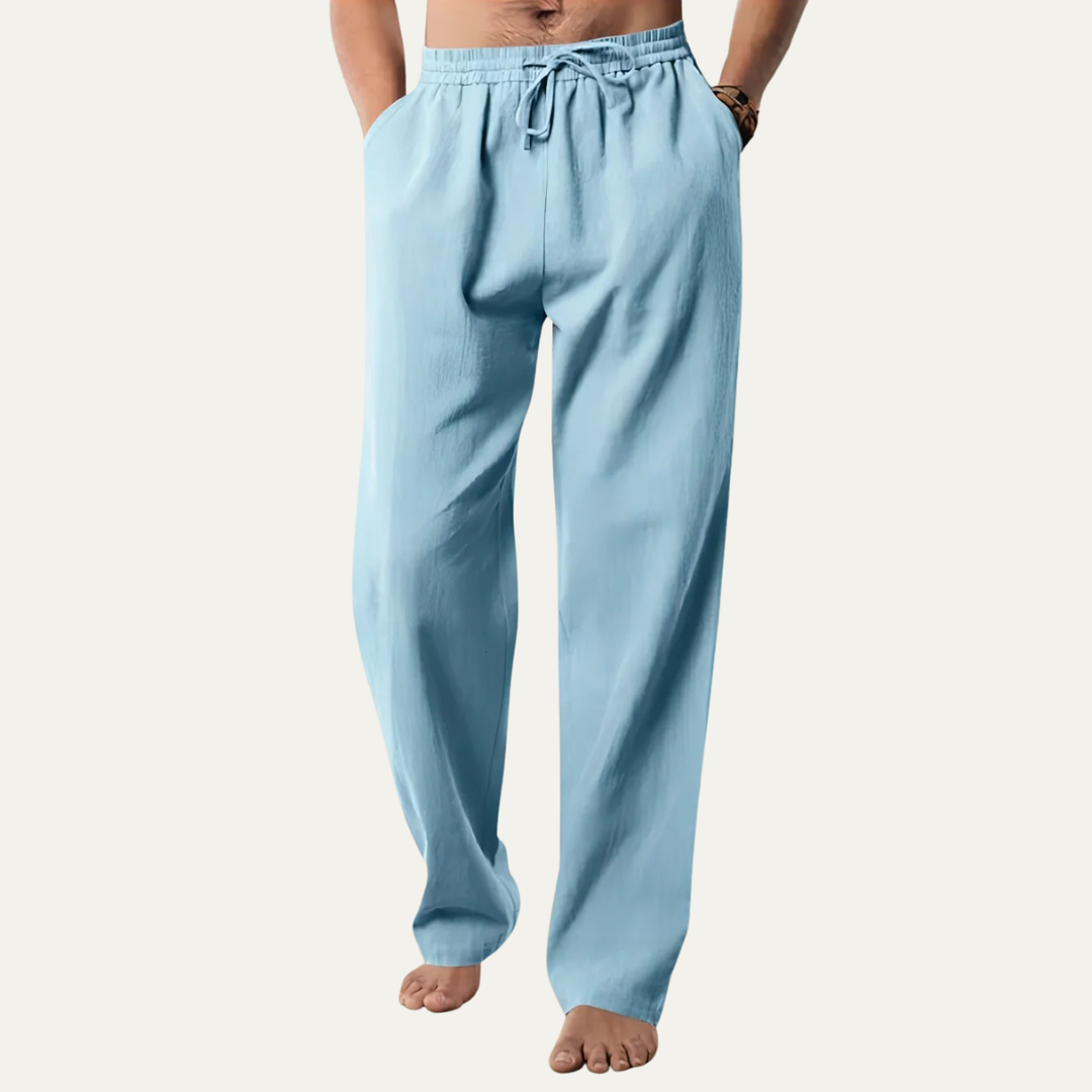 The Larkspur Men’s Hemp Breathable Straight Leg Pants