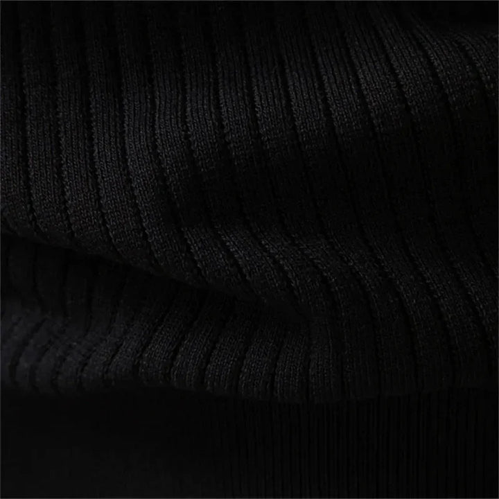 The Taormina Men's Ribbed Henley Knit Sweater