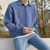The Four Seasons Elegant Men’s Wool Buttoned Polo Knit Sweater