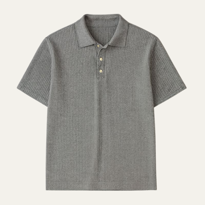 The Portsea Men’s Contrast Collar Casual Short Sleeve Polo Shirt
