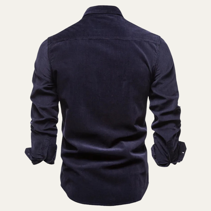 The Lecce Men’s Casual Button Up Corduroy Shirt