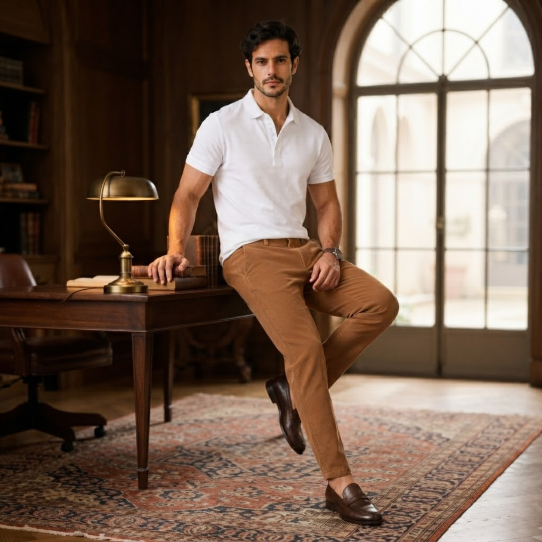 The Norwood Men’s Corduroy Slim Fit Casual Pants