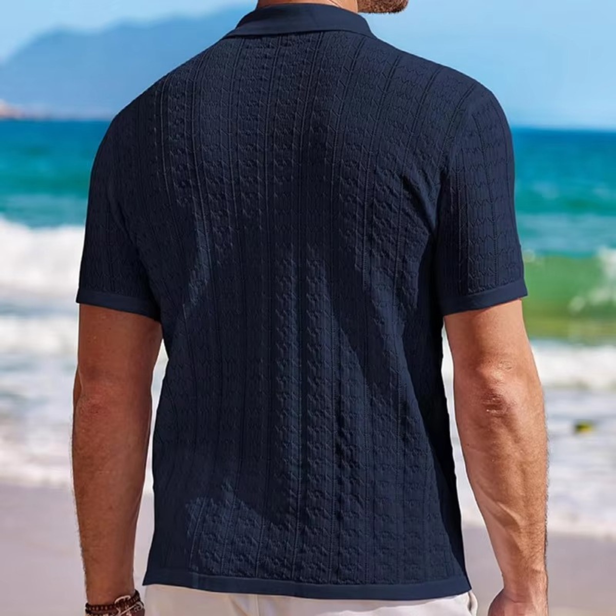 The Sonoma Men’s Smart Knit Collar Shirt