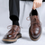 The Montalcino Men’s Leather Brogue Classic Lace Up Dress Shoes