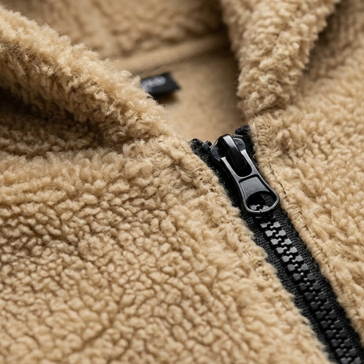 The Braxton Men’s Fleece Warm Soft Velvet Hoodie Jacket