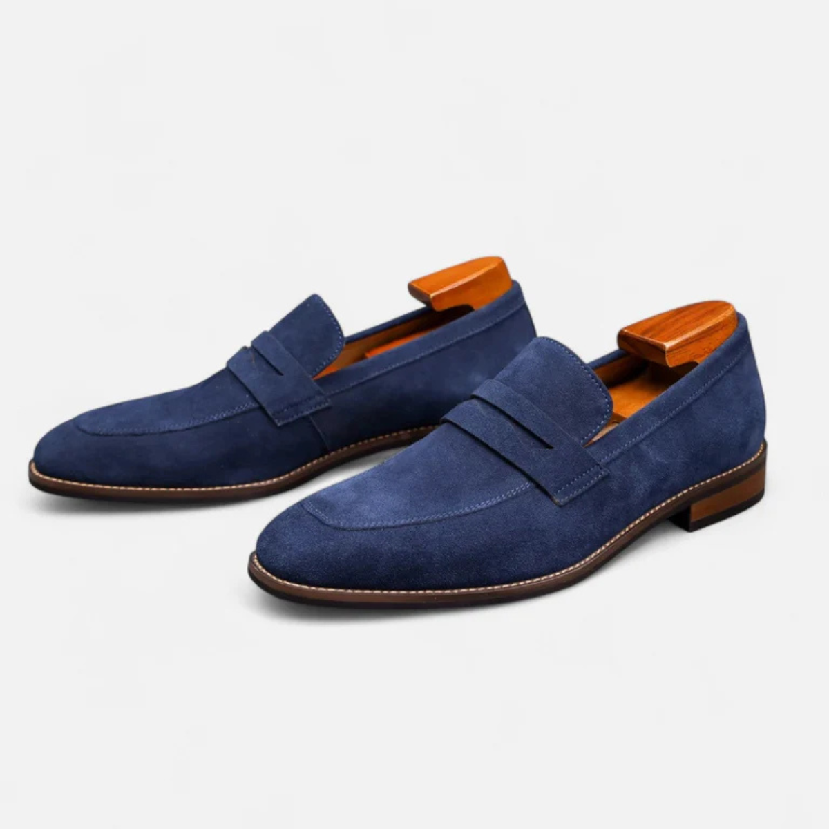 The Brighton Men’s Classic Slip On Penny Loafers