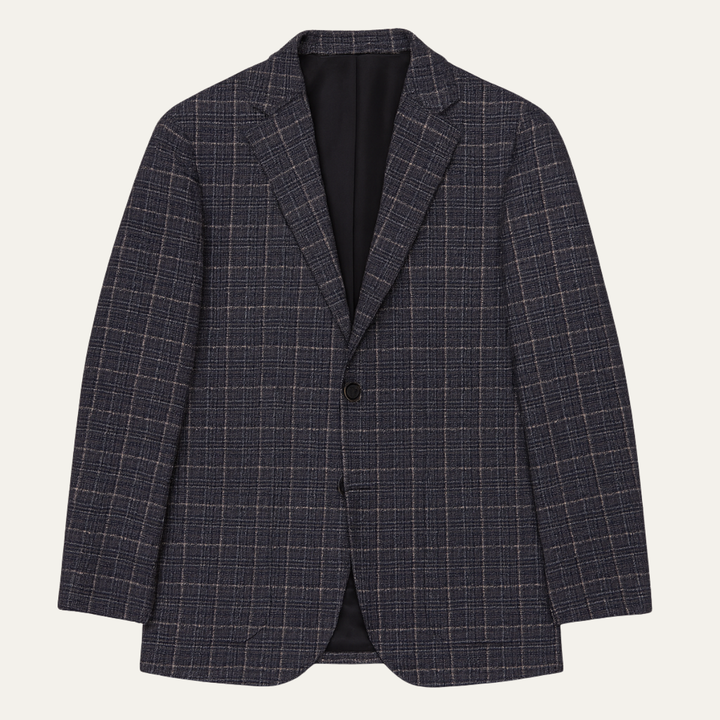 The Durham Men’s Plaid Striped Business Casual Work Jacket