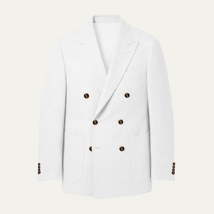 The Brixton Men’s Double Breasted Linen Blazer