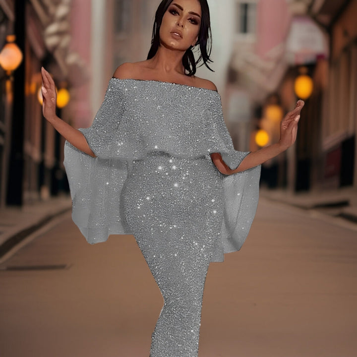 Women's Formal Off Shoulder Evening Gown