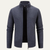 The Montefalco Men’s Casual Knitted Stand Collar Zip Cardigan