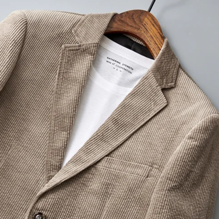 The Ellwood Men’s Casual Corduroy Blazer