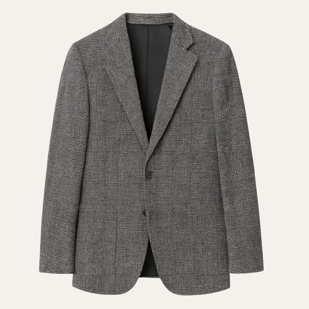 The Nuremberg Men’s Elegant Tweed Style Smart Check Blazer