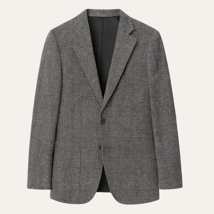 The Nuremberg Men’s Elegant Tweed Style Smart Check Blazer