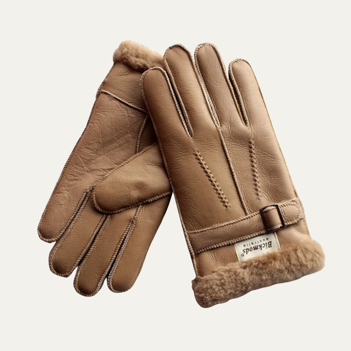 Men’s Sheepskin Fur Winter Gloves