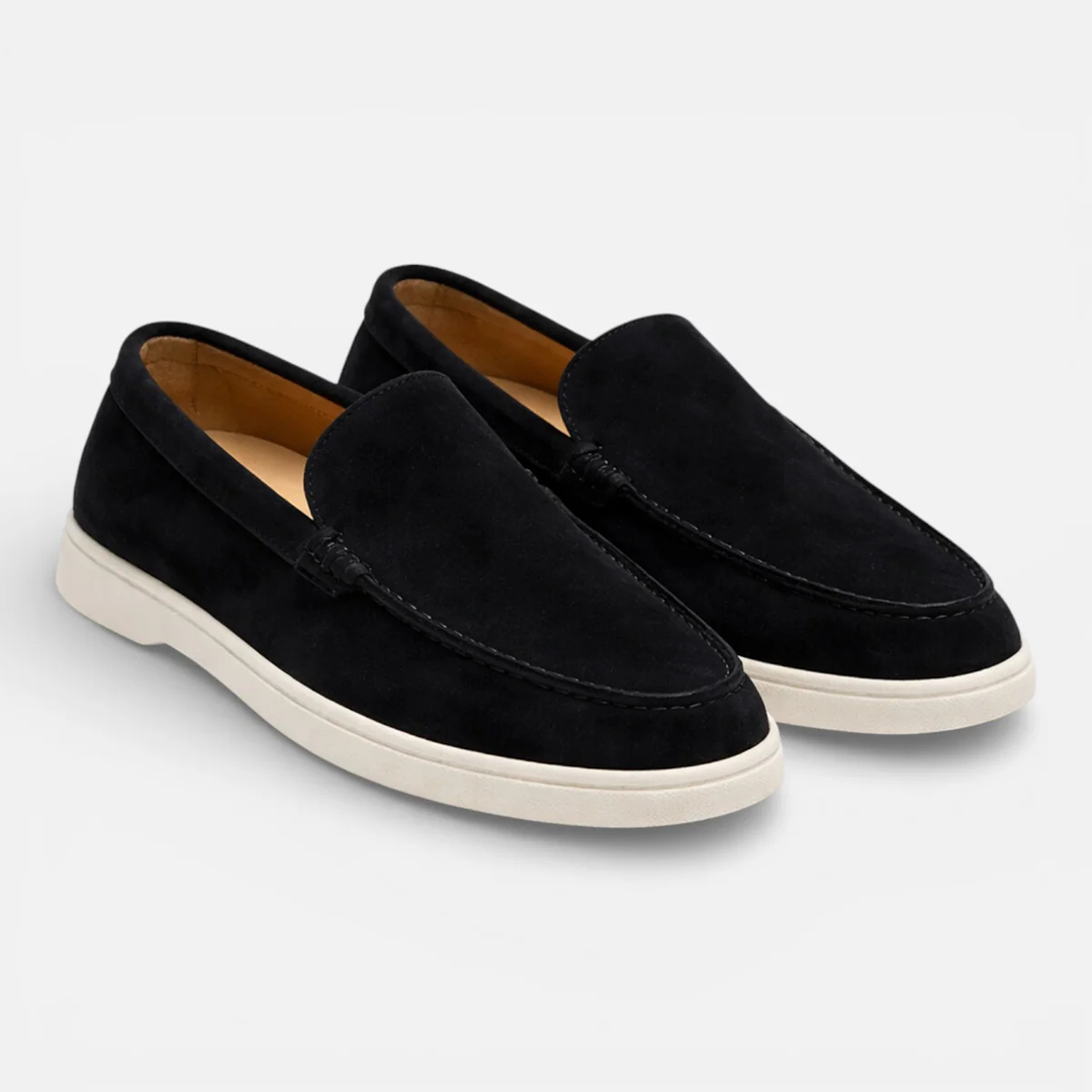 The Albright Men’s Slip On Suede Loafers