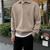 The Four Seasons Elegant Men’s Wool Buttoned Polo Knit Sweater