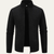 The Montefalco Men’s Casual Knitted Stand Collar Zip Cardigan
