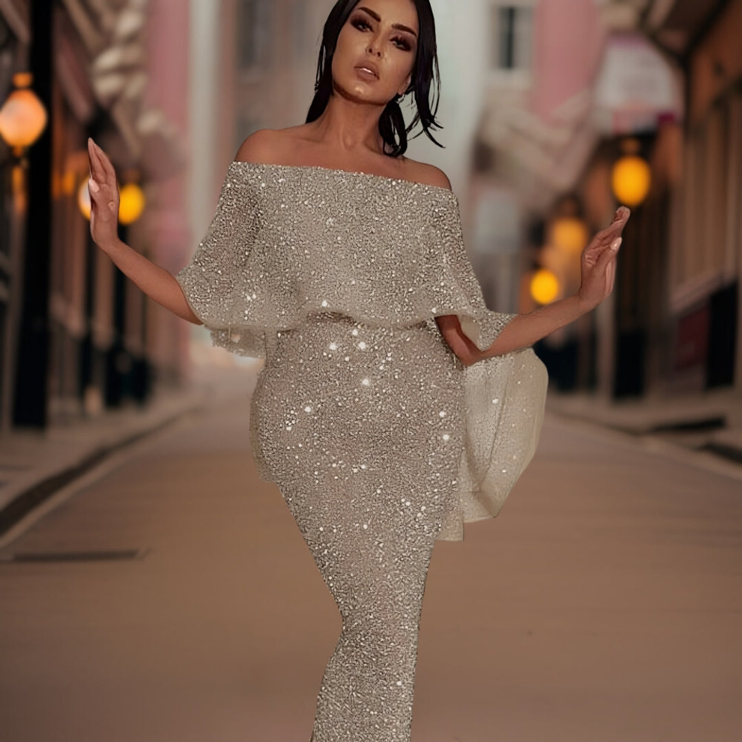 Women's Formal Off Shoulder Evening Gown