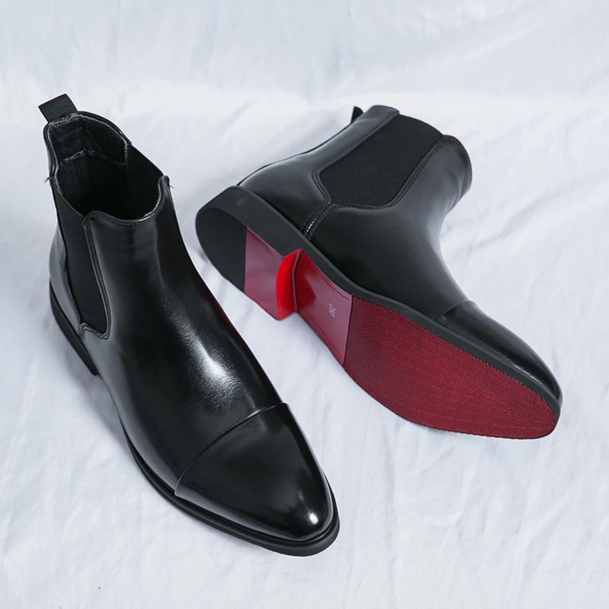 The Savile Row Leather Chelsea Boots for Men