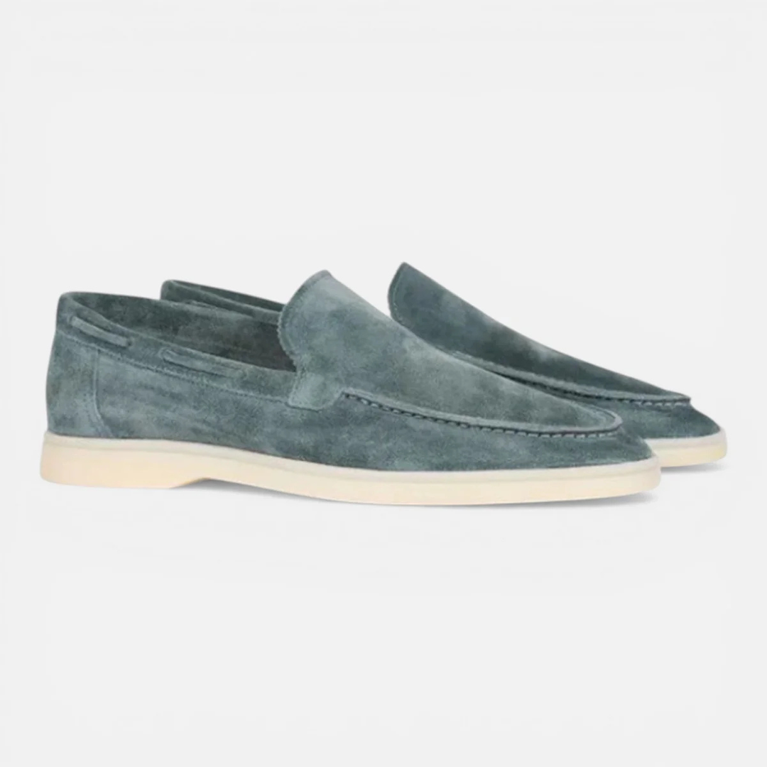 The Brookstone Men’s Suede Casual Loafers
