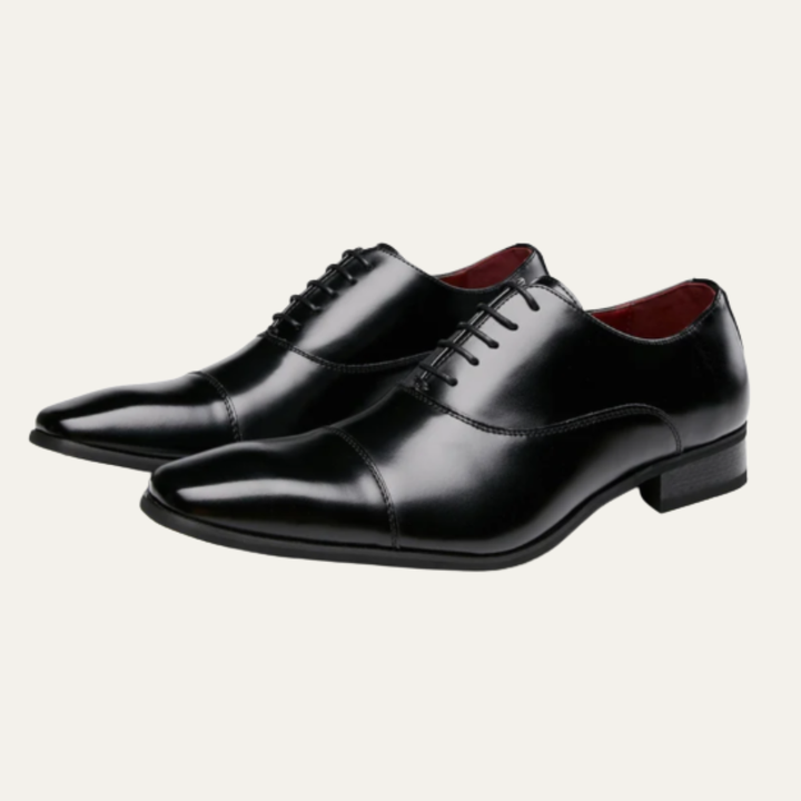 The Albright Men’s Polished Formal Lace Up Leather Dress Shoes