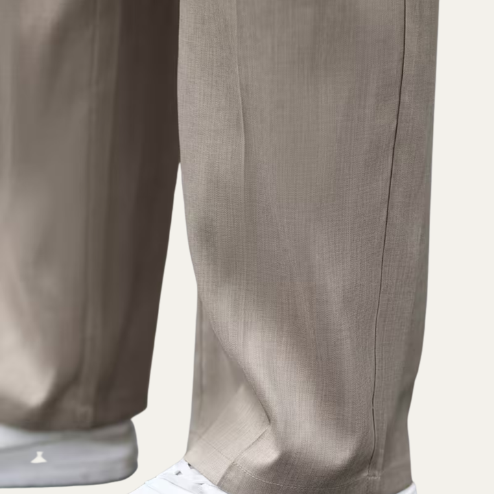 The Cottesloe Men’s Gurkha Wide Leg Pleated Smart Casual Dress Pants
