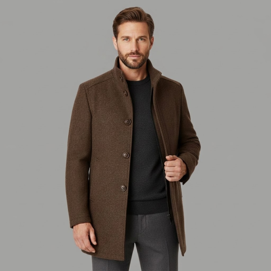 The Vienna Wool Coat – Men’s Classic Overcoat