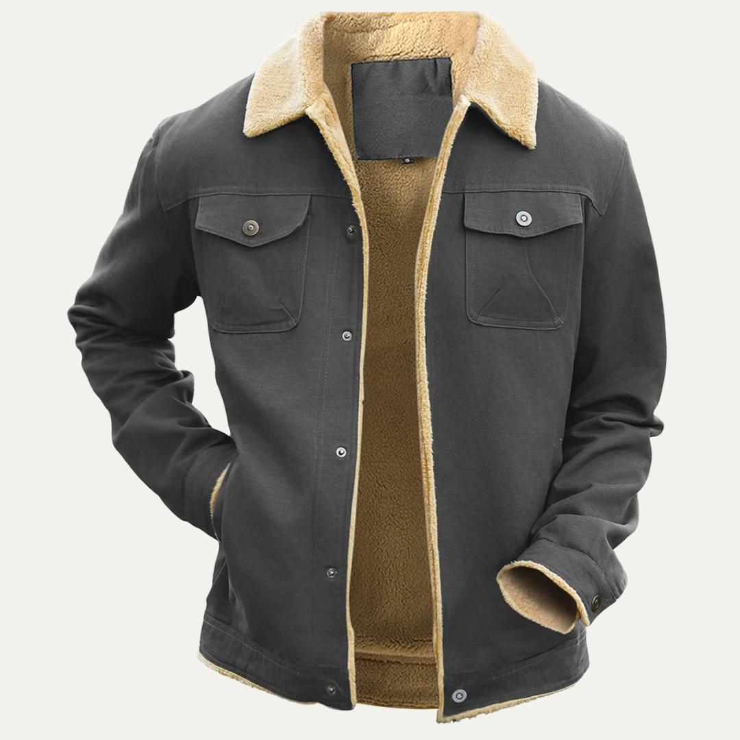 The Carpi Men’s Jacket with Sherpa Collar