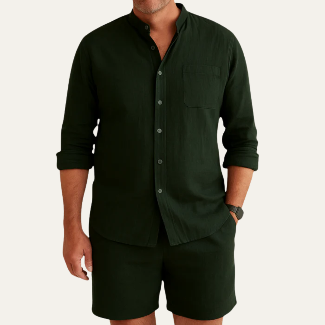The Jesolo Men’s Summer Linen Matching Set