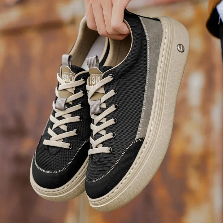 The Valencia Men’s Sole Low Top Canvas Casual Sneakers