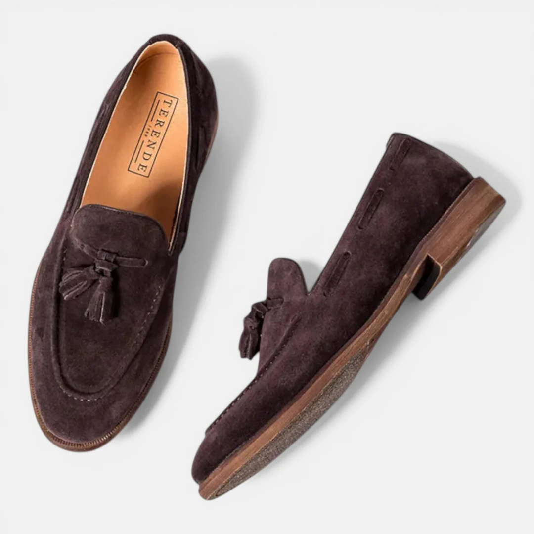 The Stratton Men’s Faux Leather Tassel Loafers