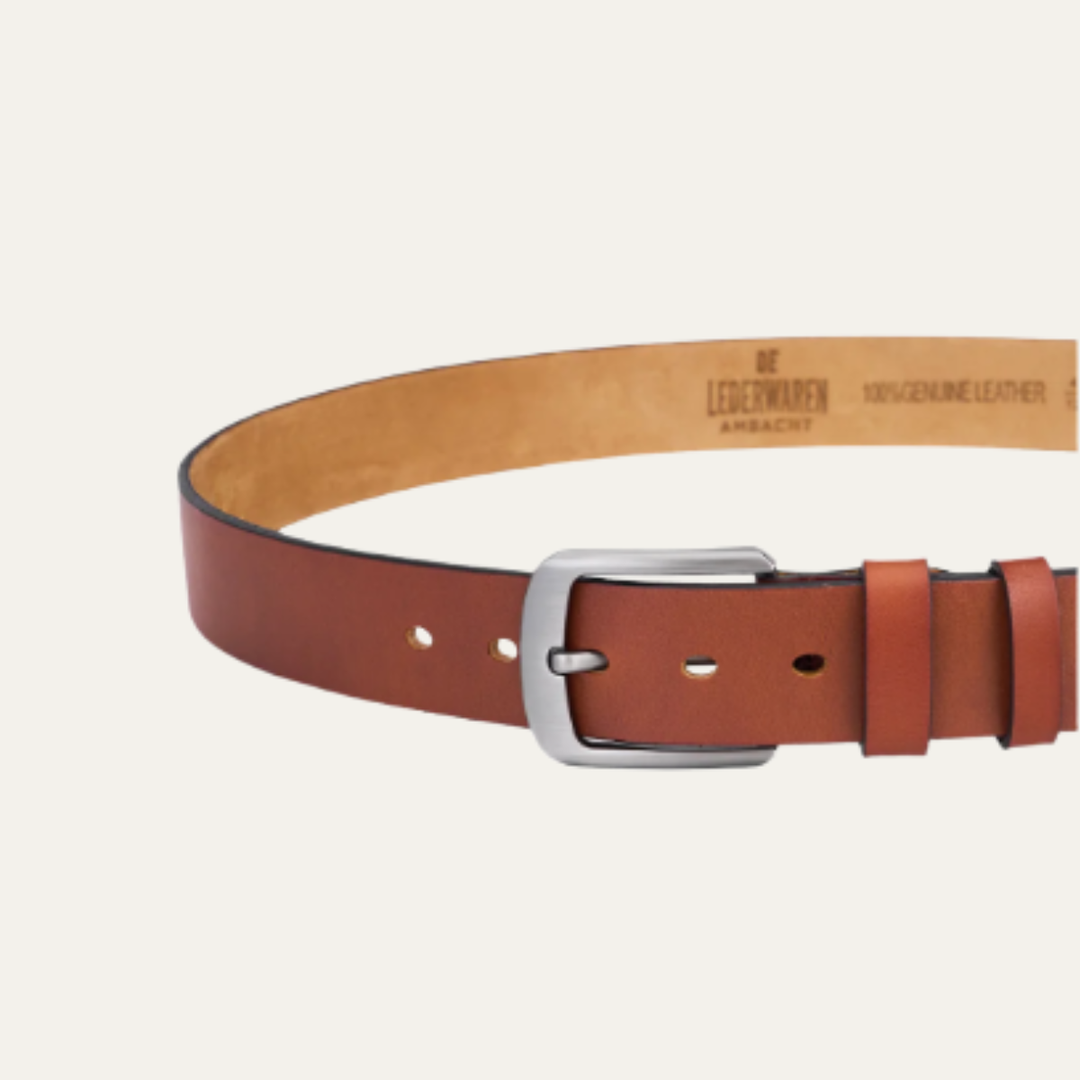 The Arlington Men’s Leather Durable Classic Buckle Belt