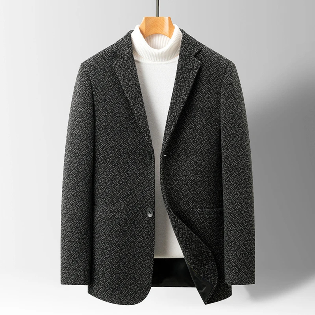 The Potsdam Men’s Textured Pattern Chenille Blazer