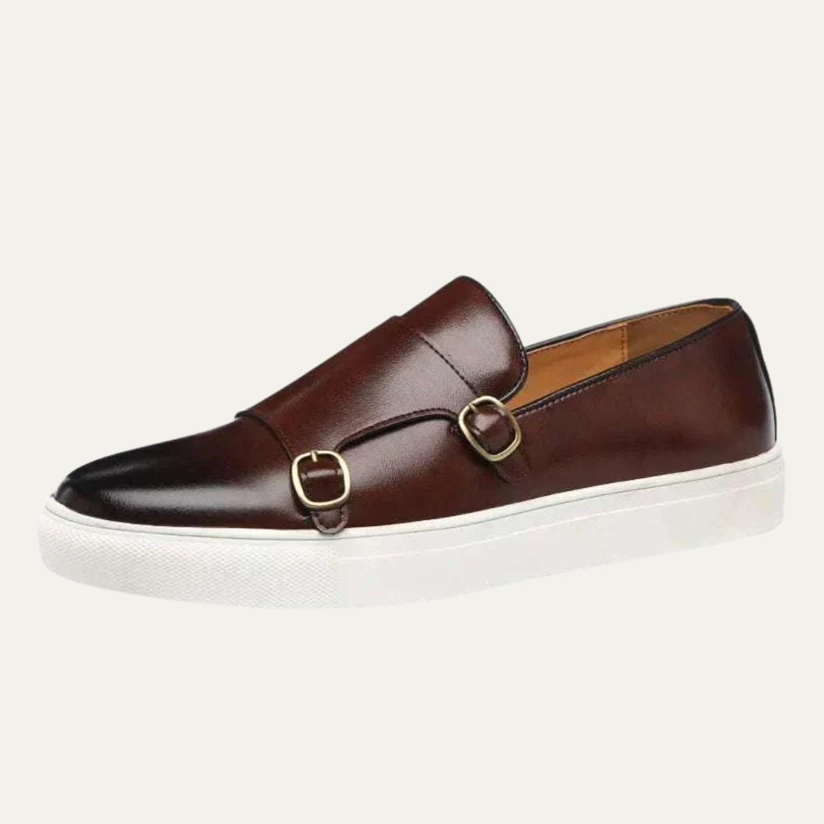 The Grosseto Men’s Leather Loafer with Rubber Sole