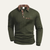 The Monopoli Men’s Casual Waffle Knit Polo Sweater