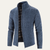 The Pienza Men’s Warm Fleece Zip Up Knit Jacket