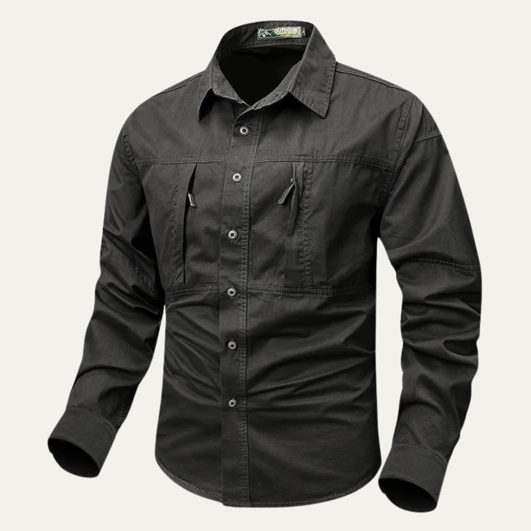 The Glenmere Men’s Tactical Outdoor Utility Sweater with Pockets