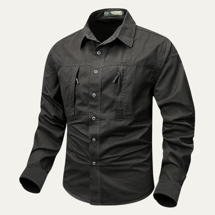 The Glenmere Men’s Tactical Outdoor Utility Sweater with Pockets