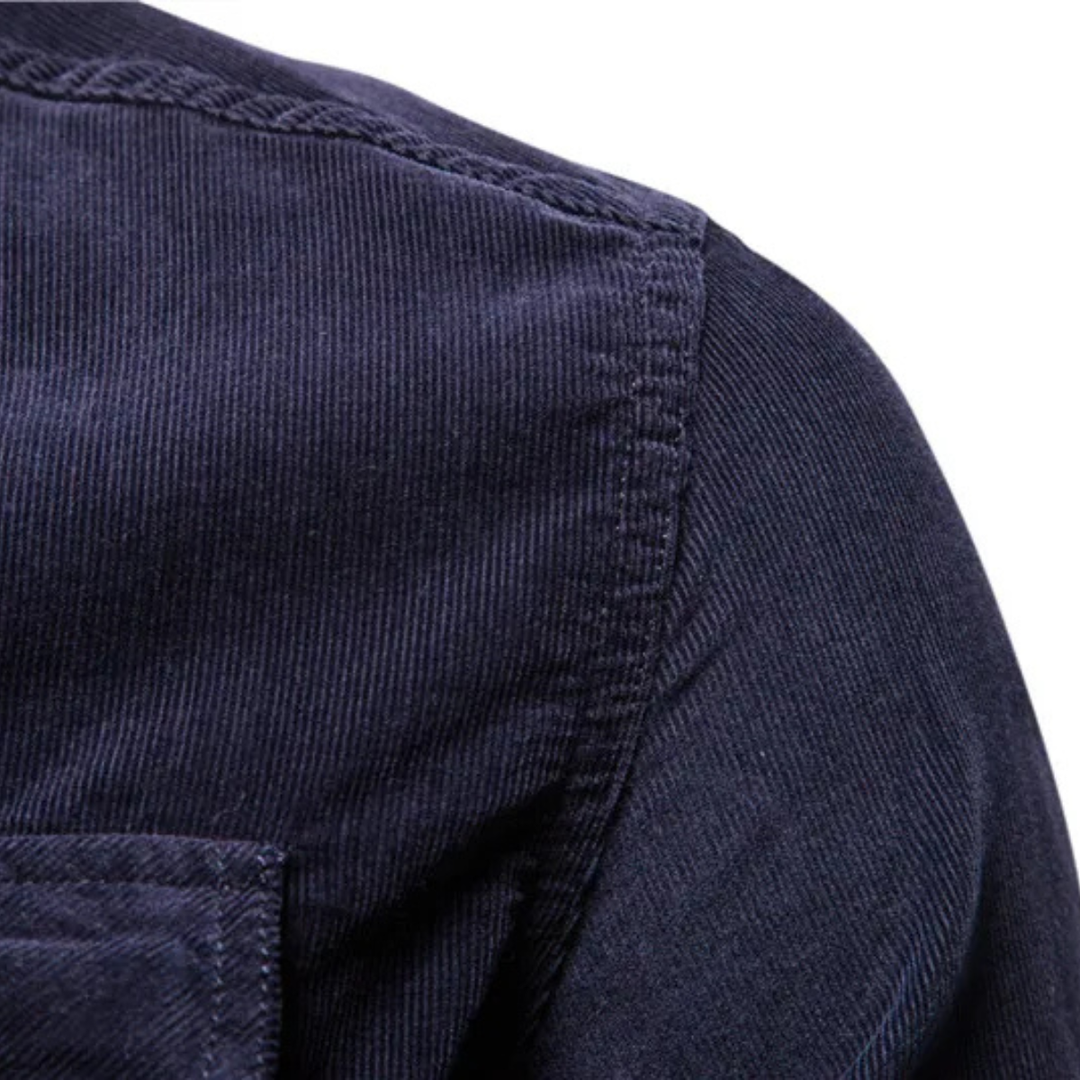 The Lecce Men’s Casual Button Up Corduroy Shirt