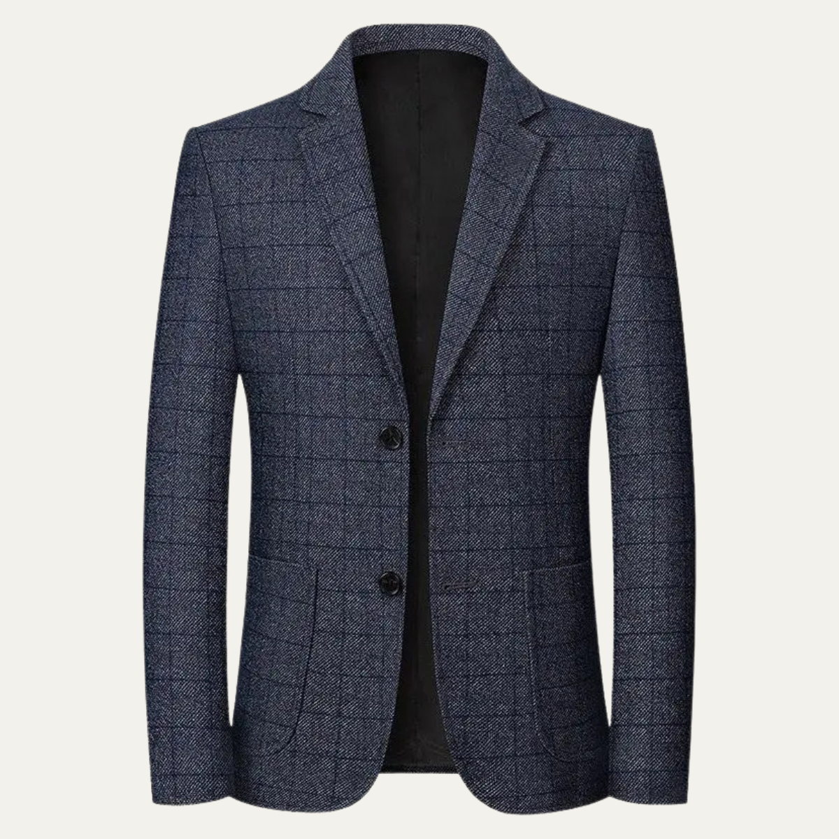 The Barrington Men’s Classic Plaid Blazer with Check Pattern