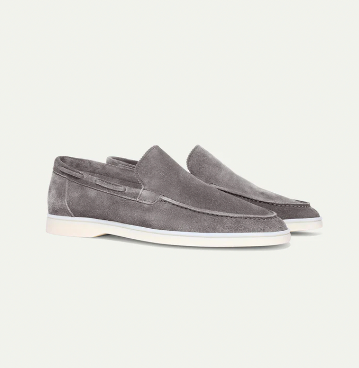 Men’s Suede Loafers Slip On Luxury Shoes-The British Gentlemen