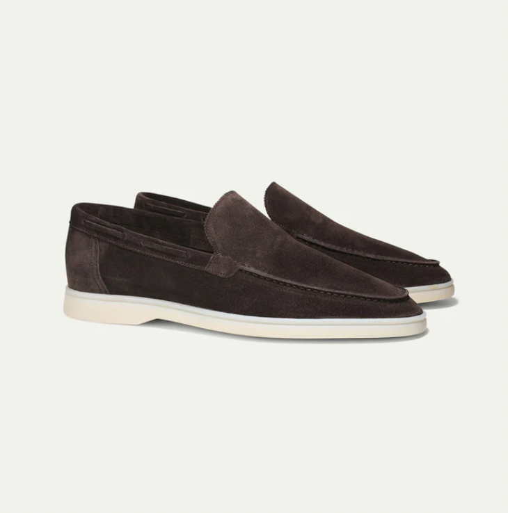 Men’s Suede Loafers Slip On Luxury Shoes-The British Gentlemen