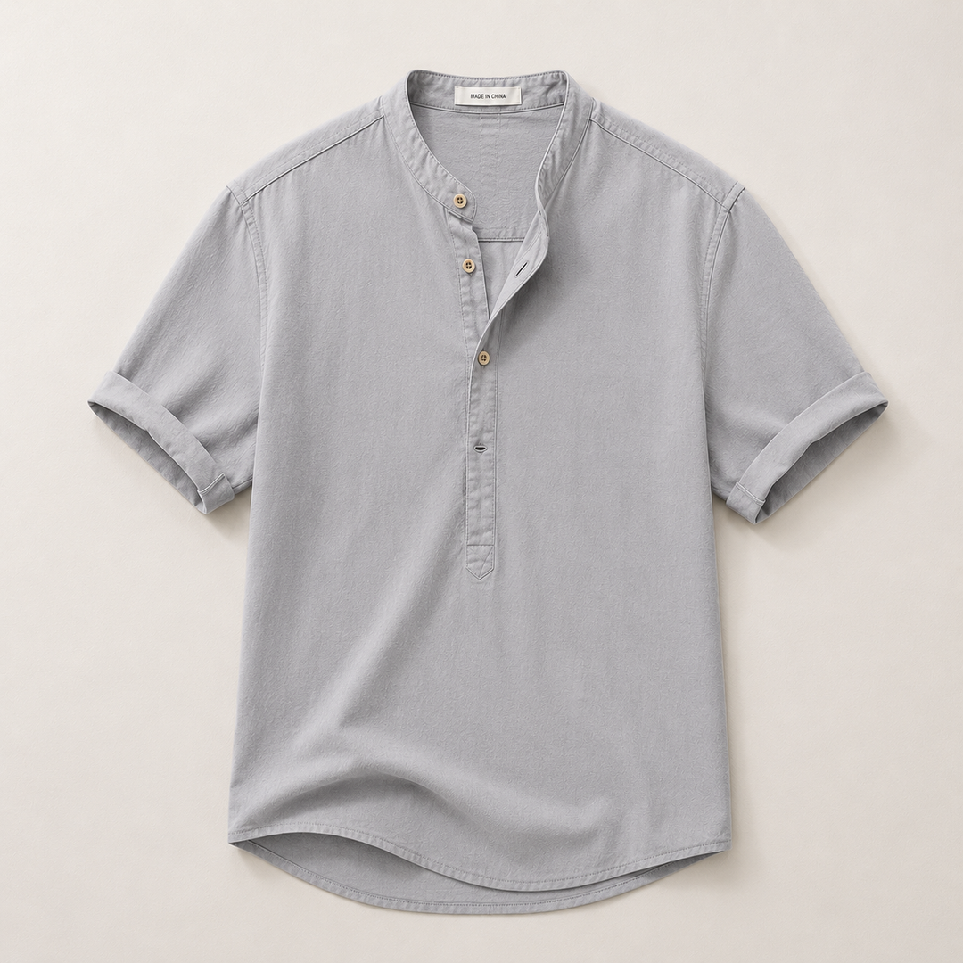The Montclair Men’s Summer Casual Linen Shirt