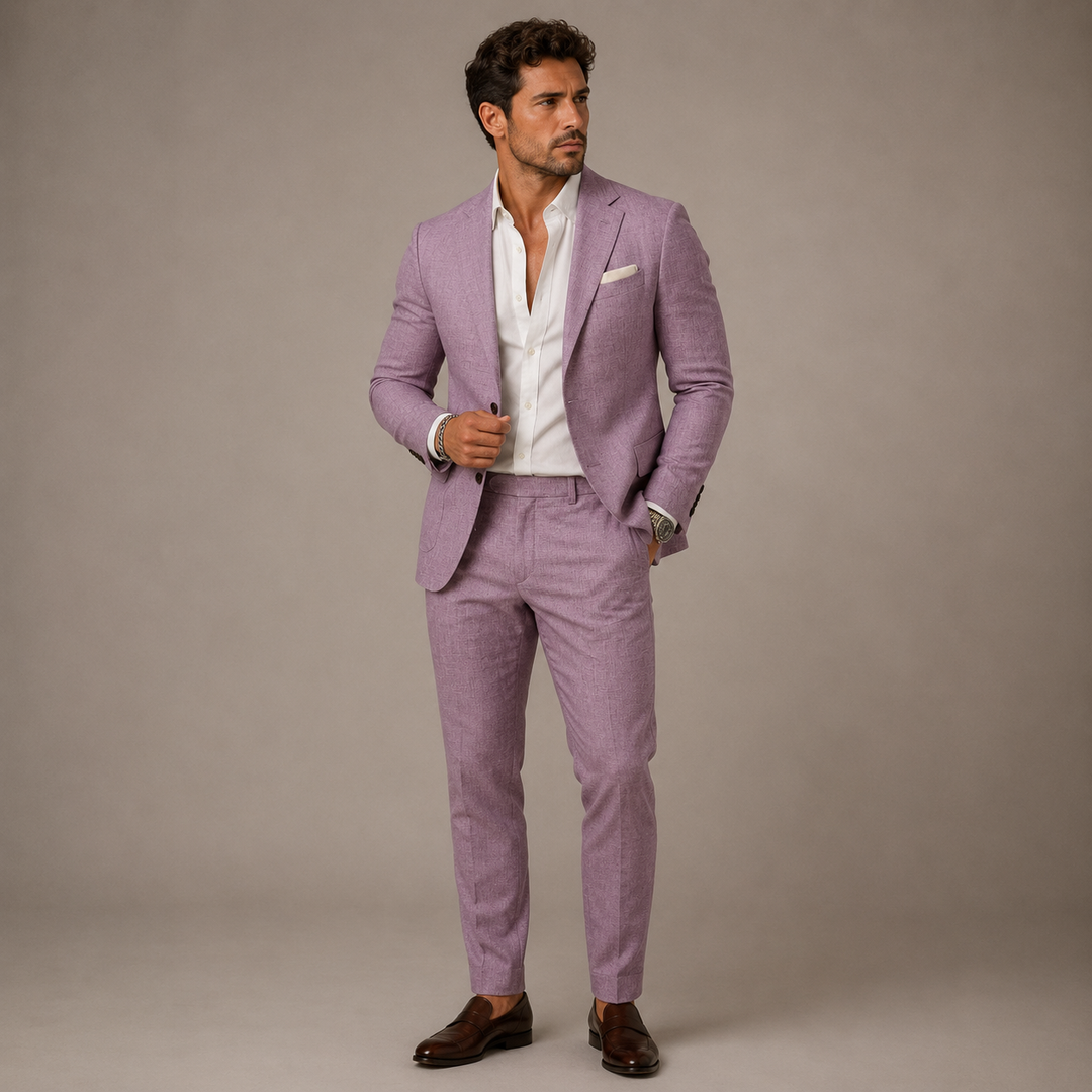 The Danforth Men’s Slim Fit Two Piece Elegant Suit Set